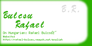 bulcsu rafael business card